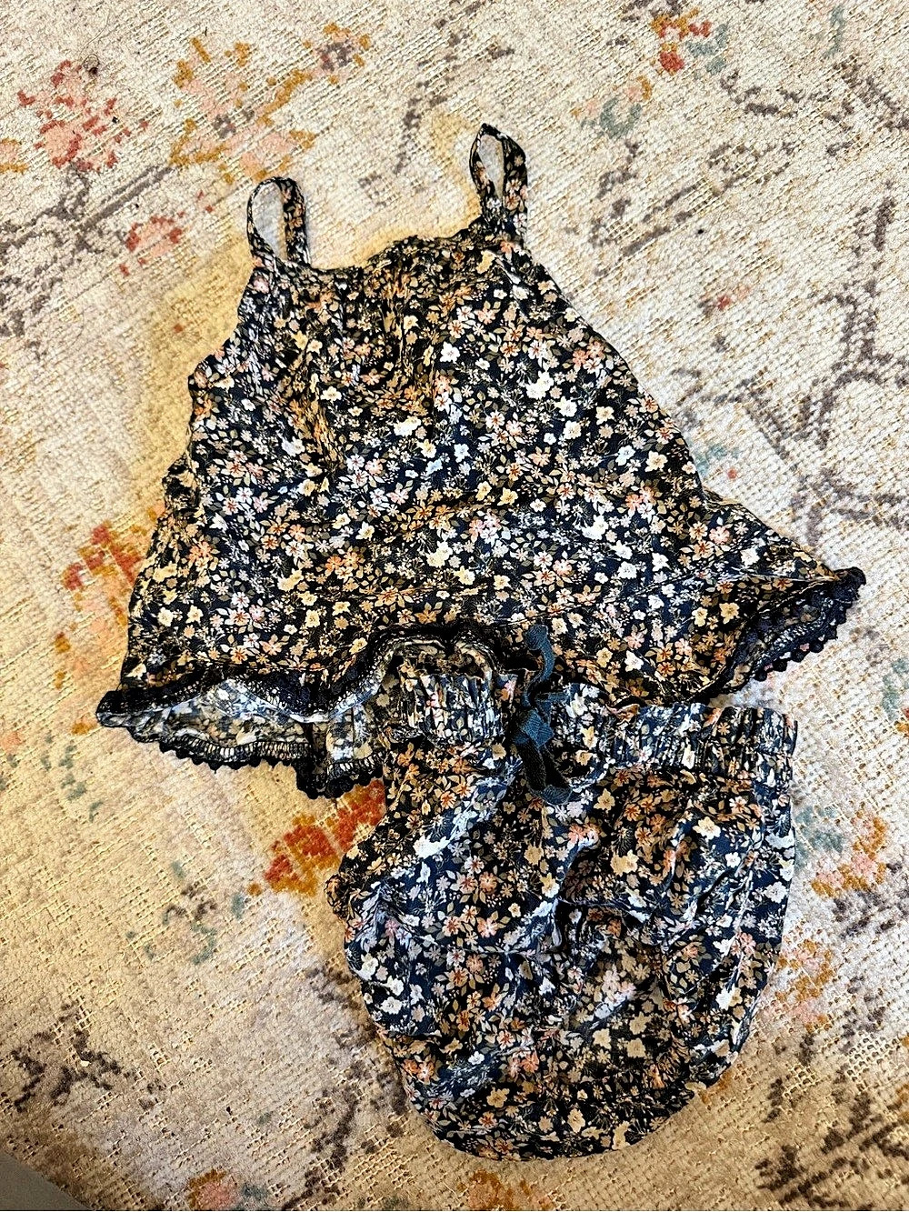 Jamie Kay Floral Dress in Black Floral Like New